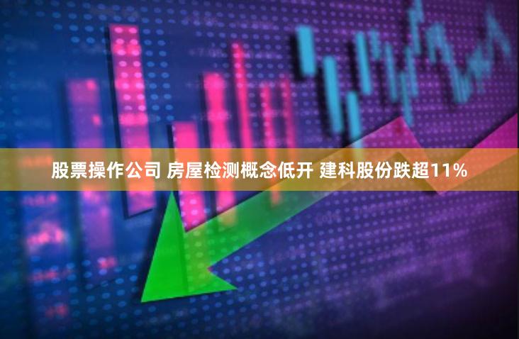 股票操作公司 房屋检测概念低开 建科股份跌超11%